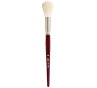 Silver Brush Limited 5518S Silver Mop Pinceau Rond Blanc pour Peinture à l'huile, Acrylique et Aquarelle, Manche Court, Taille 20