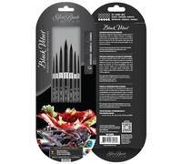 Silver Brush Limited - Assortiment de 7 pinceaux Ronds incontournables WC-3207S Black Velvet - pinceaux Ronds Tailles 0, 2, 4, 6, 8, 10, 12