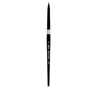 Silver Brush Limited Pinceau Rond Velours Noir 3000S12 pour Aquarelle, Taille 12, Manche Court