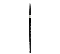 Silver Brush Limited Pinceau Rond Velours Noir 3000S6 pour Aquarelle Taille 6 Manche Court