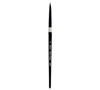 Silver Brush Limited Pinceau Rond Velours Noir 3000S8 pour Aquarelle, Taille 8, Manche Court