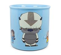 Silver Buffalo Avatar: The Last Airbender Chibi Character Ceramic Camper Mug | Holds 20 Ounces