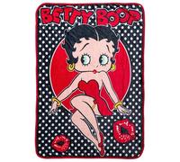 Silver Buffalo Betty Boop Couverture Polaire en Flanelle imprimée avec étiquette Volante 114,3 x 152,4 cm 180 g/m²
