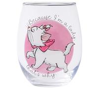 Silver Buffalo Disney Classics Aristochats Marie I'm a Lady Verre à vin sans pied 591 ml