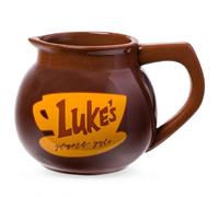 Silver Buffalo Gilmore Girls Luke's Diner Cafetière en céramique sculptée 3D 590 ml