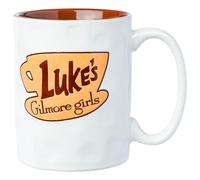 Silver Buffalo Gilmore Girls Luke's Diner Tasse en céramique résistante à la cire avec logo de Luke's Diner 500 ml