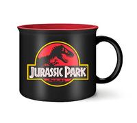 Silver Buffalo Jurassic Park Logo 20oz Ceramic Camper Mug