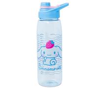 Silver Buffalo Sanrio Hello Kitty and Friends Bouteille d'eau avec couvercle à visser Motif cannelle et fraise 820 ml