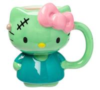 Silver Buffalo Sanrio Hello Kitty Frankenstein Mug sculpté 3D 567 g | Costume d'Halloween, céramique, 0,59 l