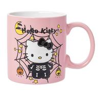 Silver Buffalo Sanrio Hello Kitty Halloween Armature Toile d'araignée Cire Résistance Céramique Tasse, 591 Milliliters