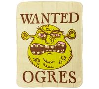 Silver Buffalo Shrek Wanted Ogres Couvre-lit Polaire Multicolore 114,3 x 152,4 cm
