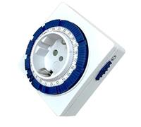 Silver Electronics 49402 Programmateur Analogique 24 Heures Compact