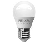 SILVER ELECTRONICS Ampoule LED sphérique ECO Puissance : 5 W Culot : E27 Tension : 12 V Température de couleur : 4000 K Lumière extra chaude 15 000 heures de vie
