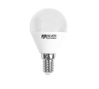 Silver Electronics LED sphérique réglable E14, 5 W, Blanc