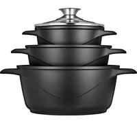 Silver Electronics MGK-18 pot à soupe Aluminium noir