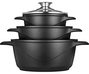 Silver Electronics MGK-18 pot à soupe Aluminium noir