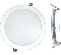 Silver Electronics plat LED 3000 K, 18 watts, Blanc, 22.5 x 22.5 x 1.2 cm