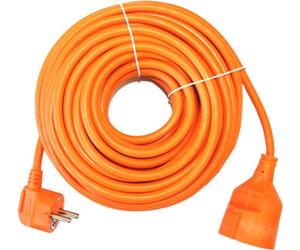 Silver Sanz Rallonge de prise 9216 25 M Orange One Size / EU Plug 220V Orange One Size
