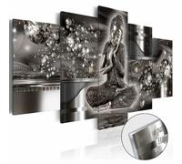 Silver Serenity - Verre Acrylique - 50 x 100 cm