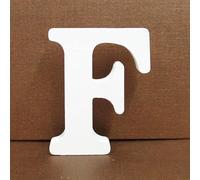 SilverChry Lettres Décoratives Bois, Lettre Bois 10cm, Lettre en Bois Decorative Scrabble, Lettres de Scrabble - Idéal pour la Décoration D'intérieur et les Occasions Spéciales (F)