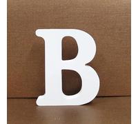 SilverChry Lettres Décoratives Bois, Lettre Bois 10cm, Lettre en Bois Decorative Scrabble, Lettres de Scrabble - Idéal pour la Décoration D'intérieur et les Occasions Spéciales (B)