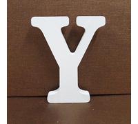 SilverChry Lettres Décoratives Bois, Lettre Bois 10cm, Lettre en Bois Decorative Scrabble, Lettres de Scrabble - Idéal pour la Décoration D'intérieur et les Occasions Spéciales (Y)