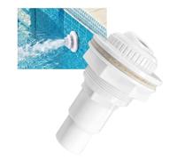 SilverChry Réglable Buse d'Entrée de Piscine, Buse d'Entrée de Piscine, Rotation à 360°, Compatible avec Les Arroseurs d'Entrée/Sortie de Piscine Hayward SP1023 (Blanc)