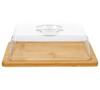 SILVERCREST® Plateau à fromage ou Plateau tournant en bambou (plateau à fromage avec couvercle)