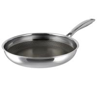 SILVERCREST® Poêle en acier inoxydable Premium, Ø 28 cm