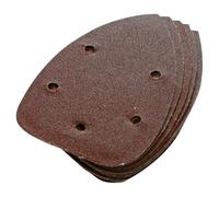 Silverline 245094 10 feuilles abrasives auto-agrippantes 140 mm Grain 60
