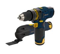 Silverline 262860 GMC Ensemble d'Outils multifonctions Perceuse-Visseuse 12 V