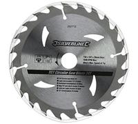 Silverline 292712 Lot de 3 lames de scie circulaire TCT 16T, 24T et 30T 12,75/16/20 mm Diamètre 150 mm