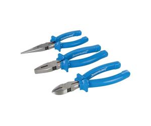 Silverline 427610 Jeu de 3 pinces 16 cm