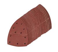 Silverline 427816 Lot de 25 Feuilles abrasives auto-agrippantes 102 x 62 mm, 93 mm