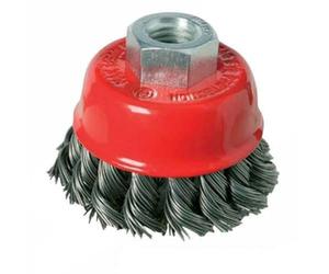 Silverline 486937 Brosse boisseau à fils torsadés 100 mm