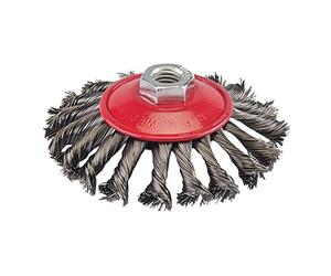 Silverline 580493 Brosse circulaire à fils torsadés 115 mm