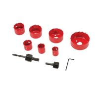 Silverline - 633479 - Ensemble de scies-cloches - 21 - 64 mm - Set de 10 pièces