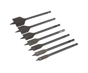 Silverline 633800 7 mèches plates de plombier 10-40 mm