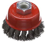 Silverline 733234 Brosse à fils métalliques torsadés 65 mm