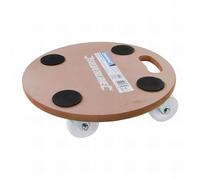 Silverline 739663 Chariot-Plateforme de Forme Circulaire, Multicolore, 250 kg