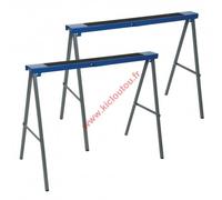 Silverline 783160 Tréteaux métalliques pliables 2 pcs