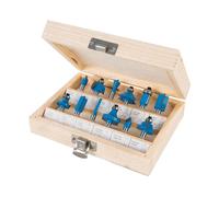 Silverline - 792084 - Coffret de 12 - Fraises à Défoncer Carbure de Tungstène