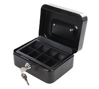 Silverline 795764 Boîte métal Refermable à Clé pour Espèces et objets de valeurs
