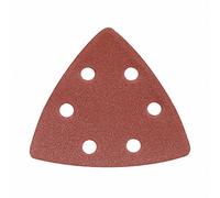 Silverline Tools Feuilles abrasives triangulaires 90 mm auto-agrippantes 10 feuilles Grain 120