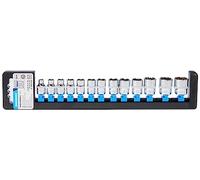Silverline Tools Jeu de douilles 6 pans métriques 3/8 pouces 13 pièces 6-21 mm