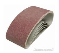 Silverline 901495 5 bandes abrasives 75 x 457 mm Grain 120