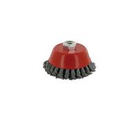 Silverline Brosse boisseau acier torsadé 100 mm
