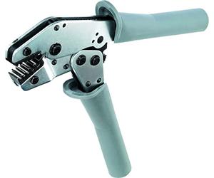SilverLine by Weidmüller 485706 Pince à sertir 6 Z (pour embouts de câble 0,5... 6 mm², 5 sertisseurs, poignée en plastique, longueur 205 mm, outil de sertissage)
