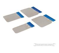 Silverline Coffret spatules inox - 4 pièces