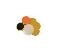 Silverline Kit accessoires ponçage polissage - 125 mm